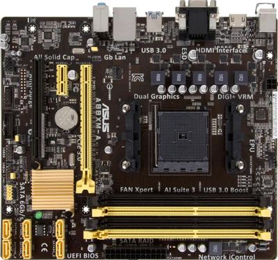 ASUS A88XM A Socket FM2 AMD A88X mATX Ret 852134
