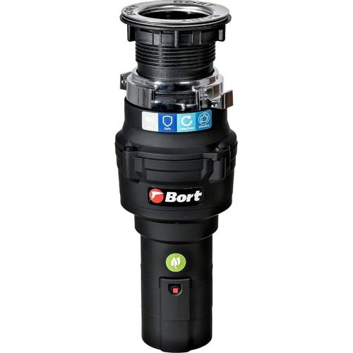 Измельчитель пищевых отходов Bort Caiman 375Вт черный [93418064]