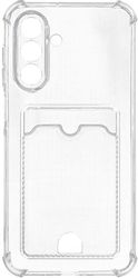Чехол (клип-кейс) ZIBELINO Silicone Card Holder, для Samsung Galaxy A17, прозрачный