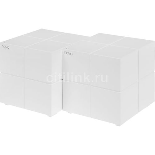 Wi-Fi роутер TENDA Nova MW6, Wi-Fi 5, AC1200, 2.4/5ГГц, 1 LAN, белый, 2 шт. в комплекте [mw6(2-pack)]