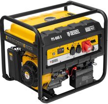 Изображение товара Бензиновый генератор DENZEL PS 80 E-3 6.6 кВт с АКБ, 220/380 В