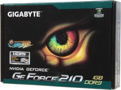 GIGABYTE NVIDIA GeForce 210 GV N210D3 1GI 1 DDR3 Low