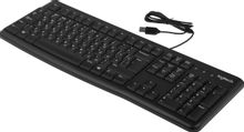 Клавиатура Logitech K120, заводское нанесение кириллицы, черный