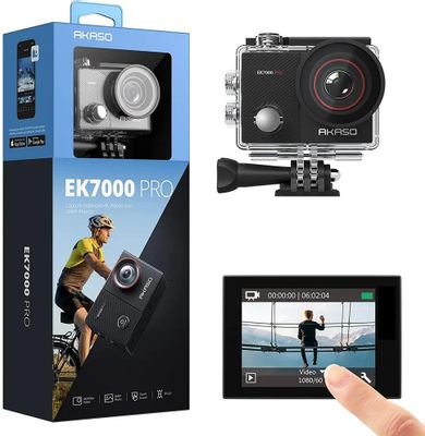 Экшн-камера AKASO EK7000-PRO 4K, черный – купить в Ситилинк | 1869421