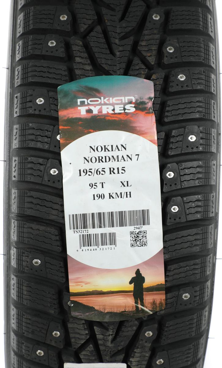 Зимние шины NOKIAN Nordman 7, 195/65/R15, 95T, шипованные [ts32172] –  купить в Ситилинк | 1422546