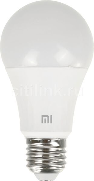 Умная лампа Xiaomi Smart LED Bulb E27 белая 9Вт 810lm Wi-Fi [gpx4026gl]