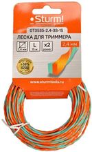 Изображение товара Леска для триммеров STURM GT3535 2.4 мм 15 м