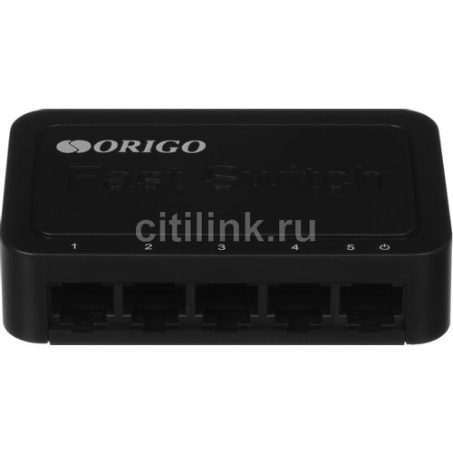 Коммутатор ORIGO OS1105, неуправляемый, 5 RJ-45, 100 Мбит/с [os1105/a1a]