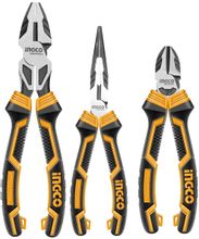 Изображение товара Набор инструментов INGCO HKHLPS2832, 3 предмета с круглогубцами и пассатижами