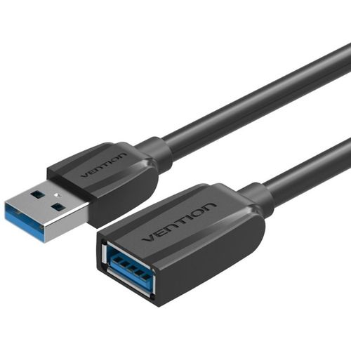 Кабель-удлинитель USB3.0 VENTION VAS-A45-B100, USB 3.0 A(m) - USB 3.0 A(f), круглое, 1м