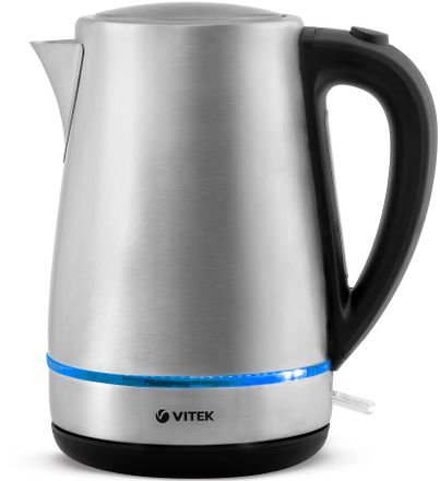 Чайник электрический Vitek VT-7096, 1.7л, нержавеющая сталь