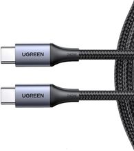 Изображение товара Кабель UGREEN USB Type-C (м) - USB Type-C (м) 1м серый, быстрая зарядка PD 240W