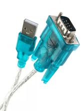 Изображение товара Кабель PREMIER 6-082-RS232,  USB 2.0 A(m) (прямой) -  DB9 (m) (прямой),  1.8м,  пакет,  прозрачный