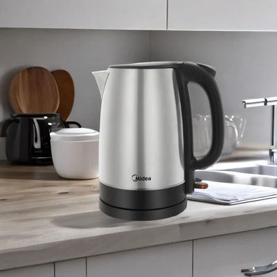 Чайник электрический Midea MK-8029, 2200Вт, нержавеющая сталь – купить ...