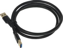 Изображение товара Кабель USB UGREEN US128 USB 3.0 A(m) с ферритовым фильтром 1м черный
