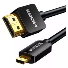 Изображение товара Кабель аудио-видео UGREEN HD127 Micro HDMI - HDMI 3м позолота феррит