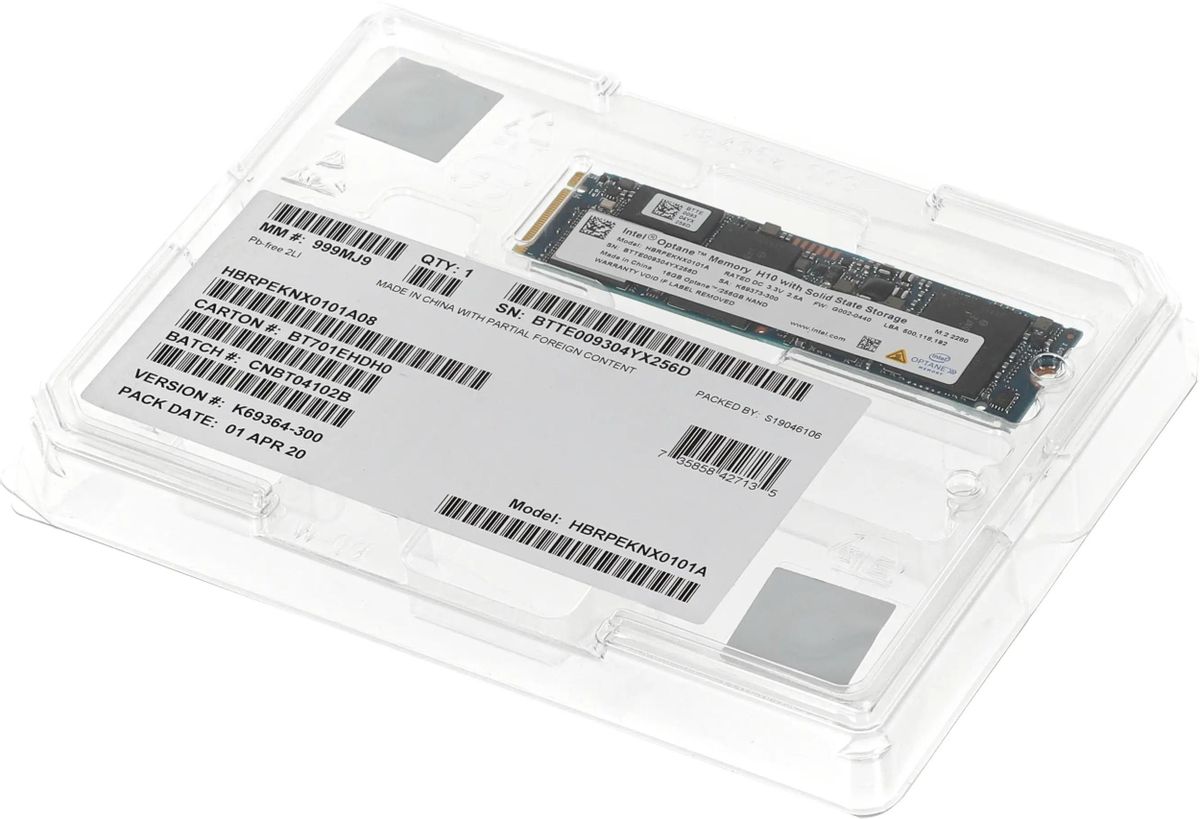 Intel optane h10 on sale