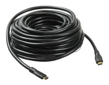 Изображение товара Кабель HDMI Buro 2.0 20 метров позолоченные контакты черный