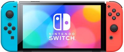 Портативная игровая консоль Nintendo Switch OLED Neon 64Gb, 64ГБ