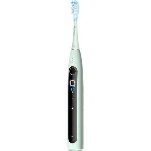 Электрическая зубная щетка OCLEAN X Pro 20 Set, насадки для щётки: 3 шт, цвет: зеленый — цена и наличие Электрическая зубная щетка OCLEAN X Pro 20 Set, насадки для щётки: 3 шт, цвет: зеленый