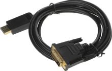 Изображение товара Кабель Display Port  DisplayPort (m) -  DVI (m),  GOLD ,  2м,  черный
