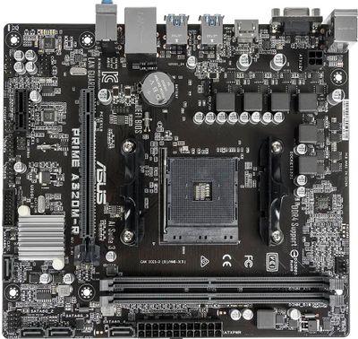Материнская плата ASUS PRIME A320M-R-SI, SocketAM4, AMD A320, mATX ...