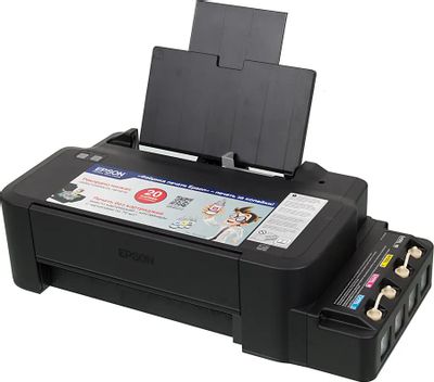 Принтер струйный Epson L120 цветная печать, A4, цвет черный [c11cd76302]