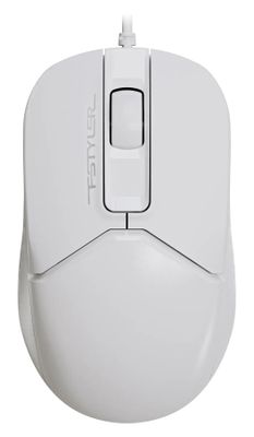 Мышь A4TECH Fstyler FM12S, оптическая, проводная, USB, белый [fm12s  white]