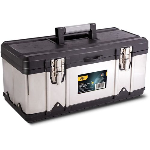 Ящик для инструментов Deli DL432020, серебристый