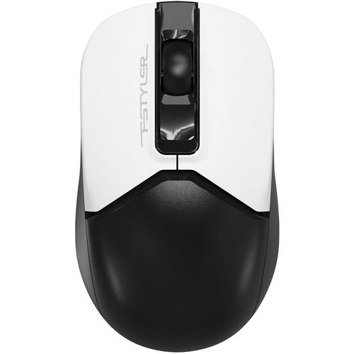 Мышь беспроводная A4TECH Fstyler FB12S, Bluetooth/Радио, оптическая, USB, 1200dpi, черный и белый [fb12s usb panda]