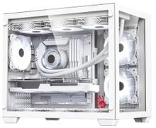 Изображение товара Корпус компьютерный BLOODY BD-CC108 Mini-Tower стекло белый без блока питания