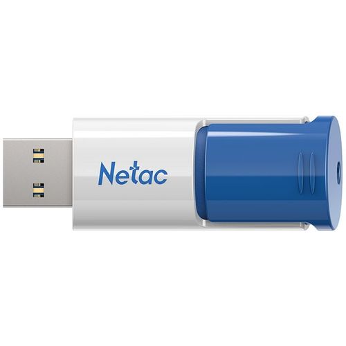 Флешка USB NETAC U182 128ГБ, USB3.2, синий и белый [nt03u182n-128g-32bl]