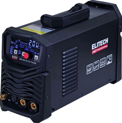 Обзор товара сварочный аппарат Elitech WM 200 AC-DC Pulse, инвертор ...