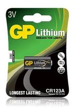 Изображение товара Батарейка GP Lithium CR123A 3V 1 шт. Соединенное Королевство