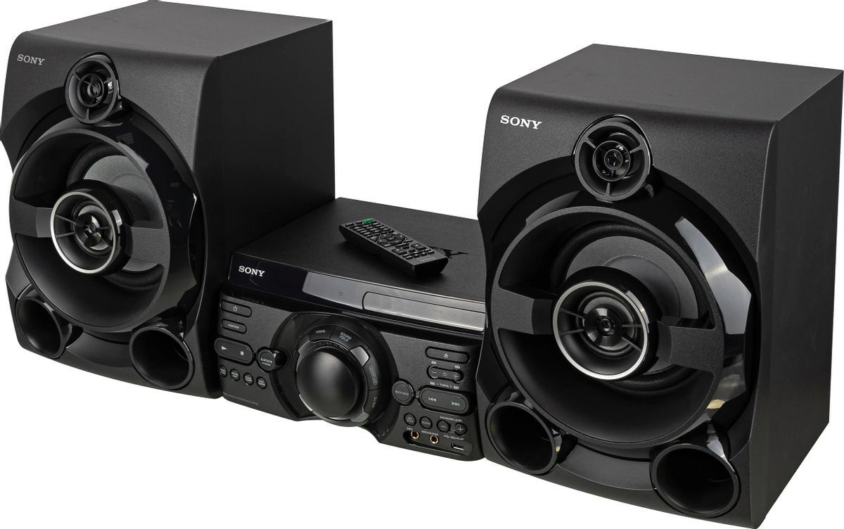 Характеристики Музыкальный центр Sony MHC-M60D, 290Вт, с караоке,  Bluetooth, FM, USB, CD, DVD, черный, (1079727) смотреть в СИТИЛИНК