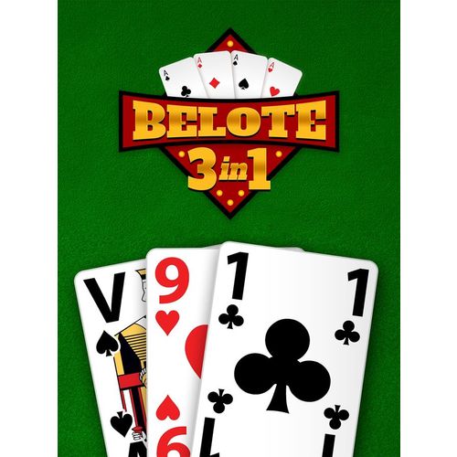 Игра PLUG IN DIGITAL Belote 3 in 1, для ПК, регион: Россия,СНГ, английская версия