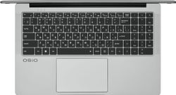 Ноутбук OSIO FocusLine F160i-015, 16.1", IPS, Intel Core i5 1235U, 10-ядерный, 16ГБ DDR4, 1ТБ SSD, Intel Iris Xe graphics, серый