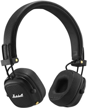 Наушники MARSHALL Major III, 3.5 мм/Bluetooth, накладные, черный [mrshlmajor3blkbt04092186]