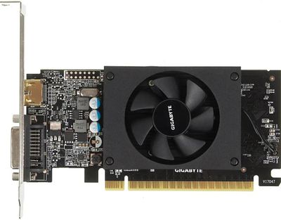 Видеокарта GIGABYTE NVIDIA  GeForce GT 710 GV-N710D5-2GL 2ГБ GDDR5, Low Profile,  Ret