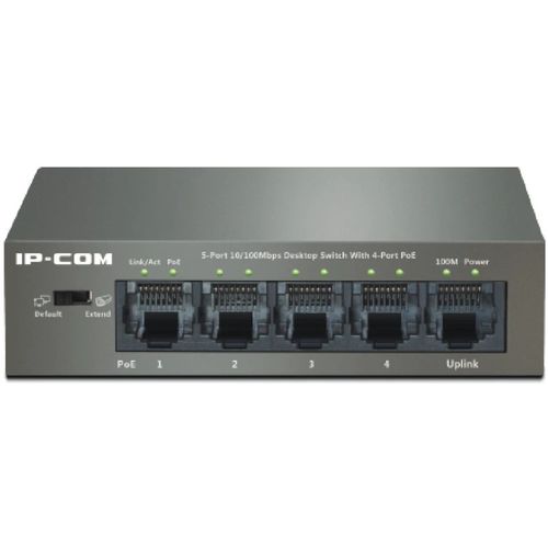 Коммутатор IP-COM F1105P-4-63W, неуправляемый, 5 RJ-45, 10/100 Мбит/с