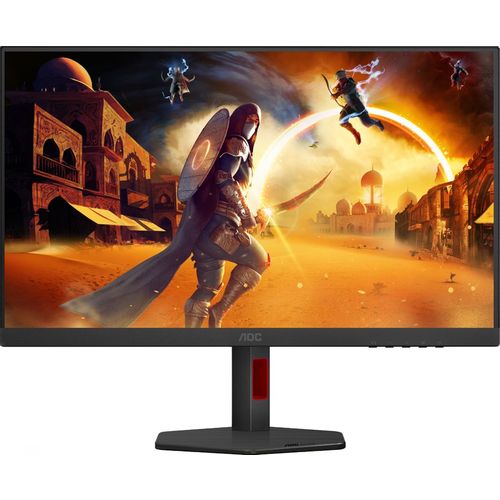 27" Монитор AOC U27G4R, 3840x2160, IPS, 160Гц, 2хHDMI, 1хDP, черный/красный