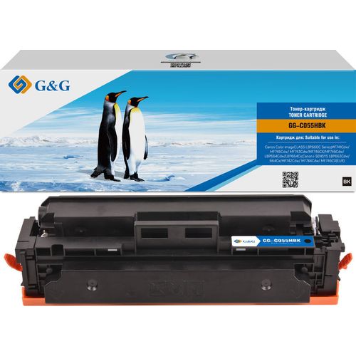 Картридж G&G GG-C055HBK, 055H, черный / GG-C055HBK
