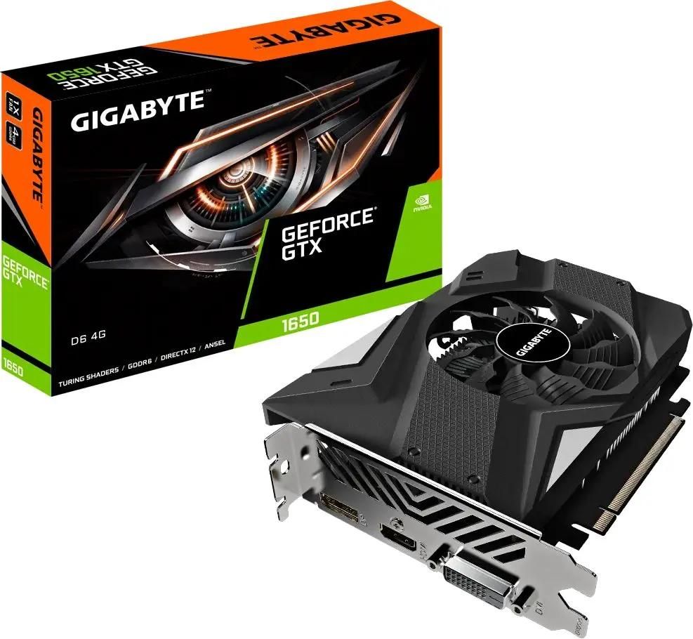 Ответы на вопросы о товаре видеокарта GIGABYTE NVIDIA GeForce GTX 1650  GV-N1656D6-4GD 4ГБ GDDR6, Ret (1399821) в интернет-магазине СИТИЛИНК