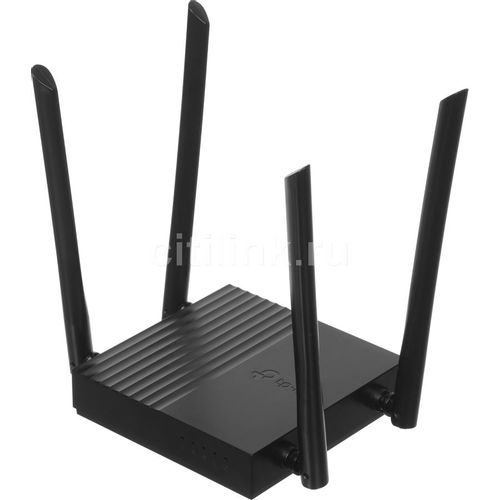 Wi-Fi роутер TP-LINK Archer C64, Wi-Fi 5, AC1200, 2.4/5ГГц, 4 LAN, черный
