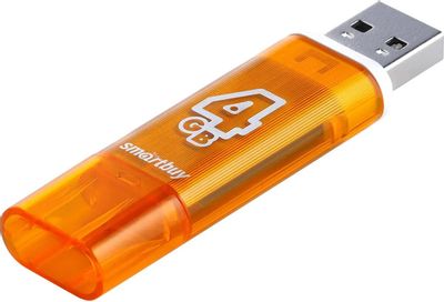 Флешка USB SMARTBUY Glossy 4ГБ, USB2.0, оранжевый [sb4gbgs-or] – купить ...