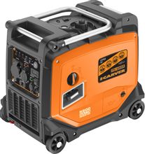 Изображение товара Бензиновый генератор CARVER PPG -6600ISR, 220/12 В, 5.5кВт, на колёсах с АКБ [01.020.00082]