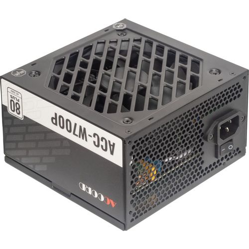 Блок питания Accord ACC-W700P, 700Вт, 80 PLUS WHITE, 120мм, черный, retail