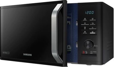 Микроволновая печь Samsung MG23K3575AK/BW, 800Вт, 23л, черный – купить ...