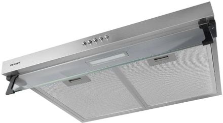 Вытяжка козырьковая CENTEK CT-1800-60, управление кнопочное, серебристый [ct-1800-60 ss]