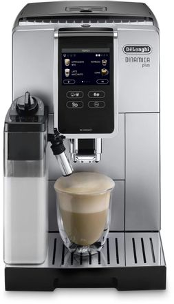 Кофемашина DeLonghi Dinamica ECAM370.85 SB, серебристый/черный